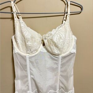 La SENZA Cream Lace Chemise